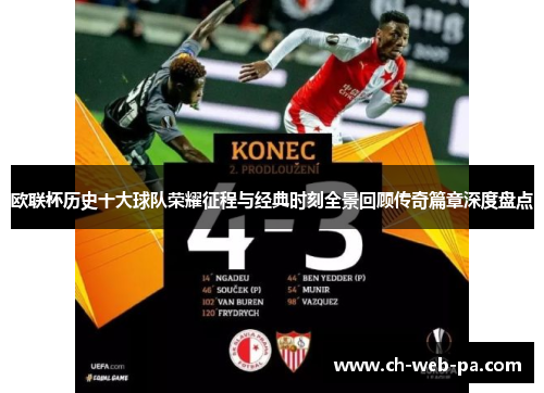 欧联杯历史十大球队荣耀征程与经典时刻全景回顾传奇篇章深度盘点 欧联杯历史十大球队荣耀征程与经典时刻全景回顾传奇篇章深度盘点