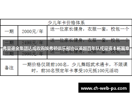 弗里德金集团达成收购埃弗顿俱乐部协议英超百年队或迎资本新篇章 弗里德金集团达成收购埃弗顿俱乐部协议英超百年队或迎资本新篇章